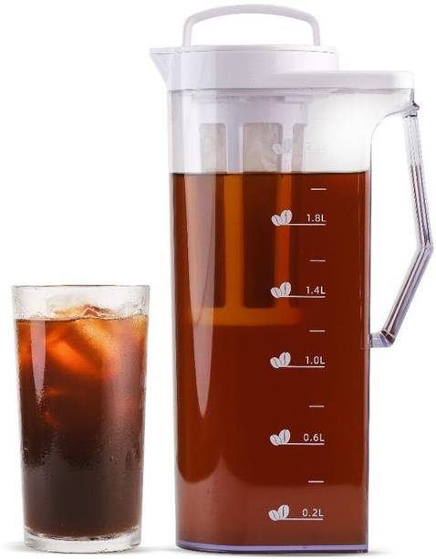 InstaCuppa Cold Brew Coffee Maker 2.2L, BPA-Free Jug with Measurement Marking, Airtight Lid 10 Cups Coffee Maker