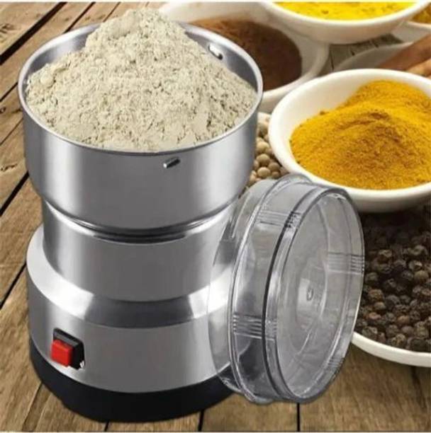 MIKAGIGI GRINDER-EB-Mini Electric Grinder Stainless Steel Metal Blade Small Food Grinder Personal Coffee Maker