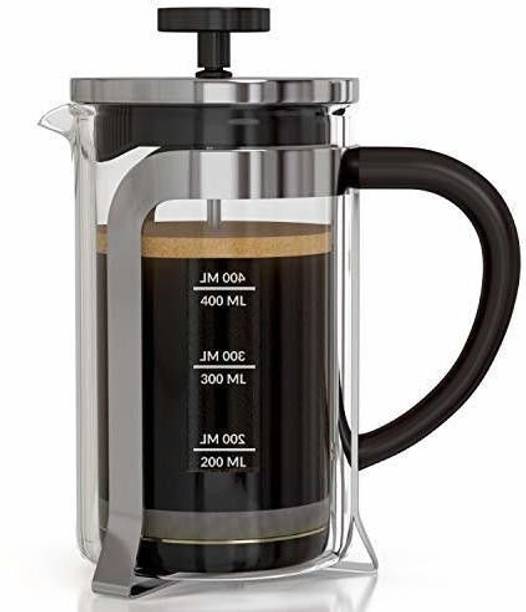 InstaCuppa French Press Coffee Maker 600 ML - Aero Edition with Neoprene Sleeve for Extra Protection, Stainless Steel 6 Cups Coffee Maker