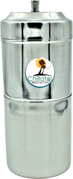 CHILLATAI Combo 4 Set Kumbakonam Coffee Dabara Sets (Tumbler 150 ml, Dabara 250 ml) 4 Cups Coffee Maker