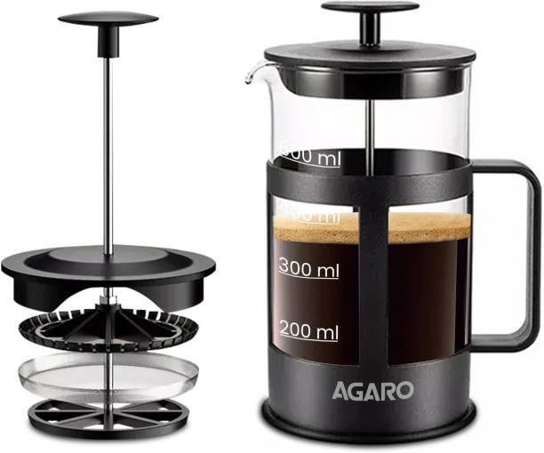 AGARO Delite French Press Coffee And Tea Maker, 4 Cups Coffee Maker