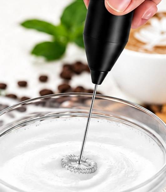 necpic Electric Milk Frother Rechargeable Personal Coffee Maker