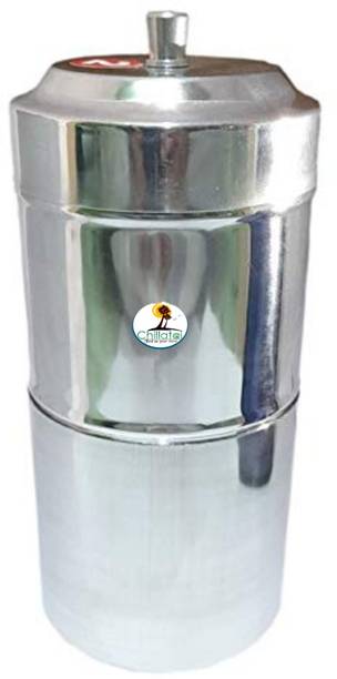 CHILLATAI Stainless Steel South Indian Filter Coffee Maker, Coffee Maker 250 ML (5-6 Cups) 2 Cups Coffee Maker