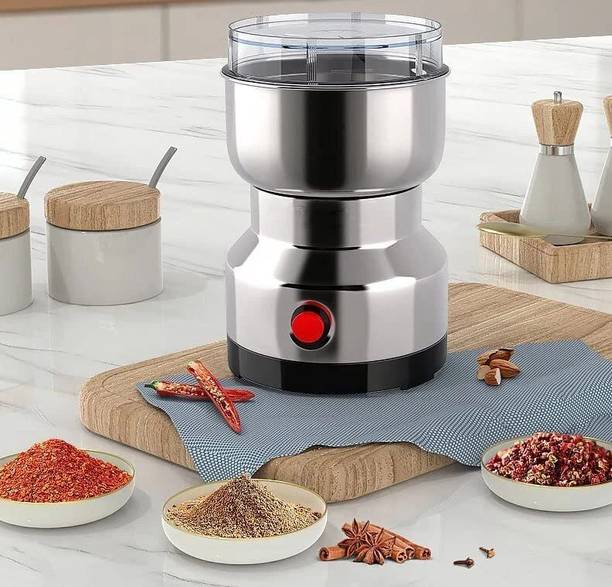 BazaarNest Electric Dried Spice & Coffee Grinder & Chopper Crusher for Home, Detachable Cup Personal Coffee Maker