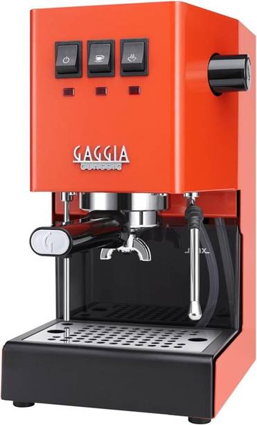gaggia Classic E24 Orange – Professional Espresso Coffee Machine with Commercial-Style 15 Cups Coffee Maker