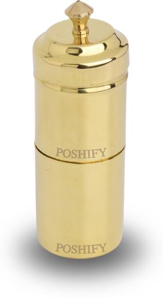 POSHIFY Traditional South Indian Coffee Maker (17cm) 4 Cups Coffee Maker