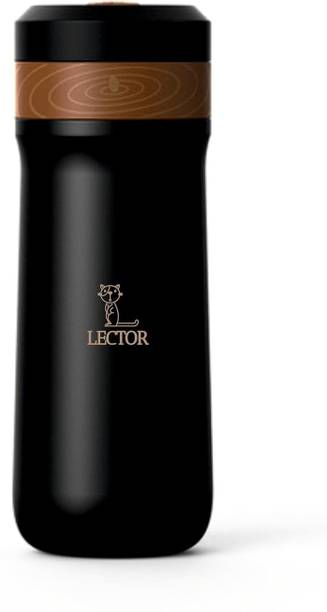 Lector French Press Travel Coffee Maker, Spill-Proof, Portable & Lightweight, 320ml 2 Cups Coffee Maker