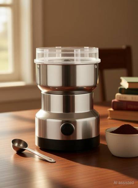 StayWay Stainless Steel Household Electric Coffee Bean Powder Grinder Maker 5 Cups Coffee Maker