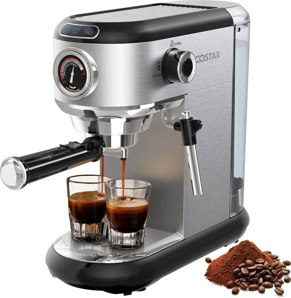 Costar 20 Bar Espresso Coffee Machine with Steam Wand for Latte Espresso and Cappuccino 8 Cups Coffee Maker