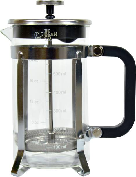 THE BEAN CO French Press Coffee Maker 600 ML | With 3 Level Filtration System 4 Cups Coffee Maker