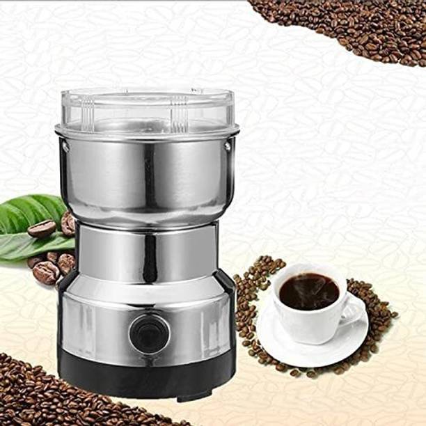 AKHAND SALES Coffee Grinder Electric Multifunction Small Food Grinder Grain Grinder, Portable Coffee Bean Seasonings Spices Mill Powder Machine for Whole Coffee Beans, Spices, Herbs & Nuts. Personal Coffee Maker
