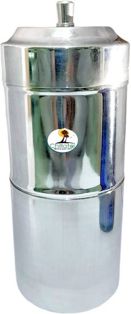 CHILLATAI Filter Coffee Maker Stainless Steel 150ML (3-4 Cups) Personal Coffee Maker