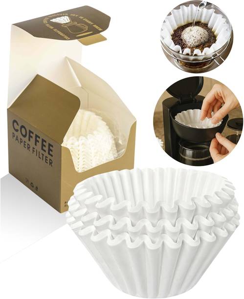 Brewalsa Wave W-185 Coffee Filters 100pcs Large Filters for Kalita Wave 185 dripper Coffee Maker