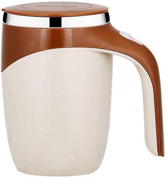 VLSYS Self Stirring with Magnetic Auto Mixer for Coffee Tea Milk Hot Chocolate Plastic Tumbler