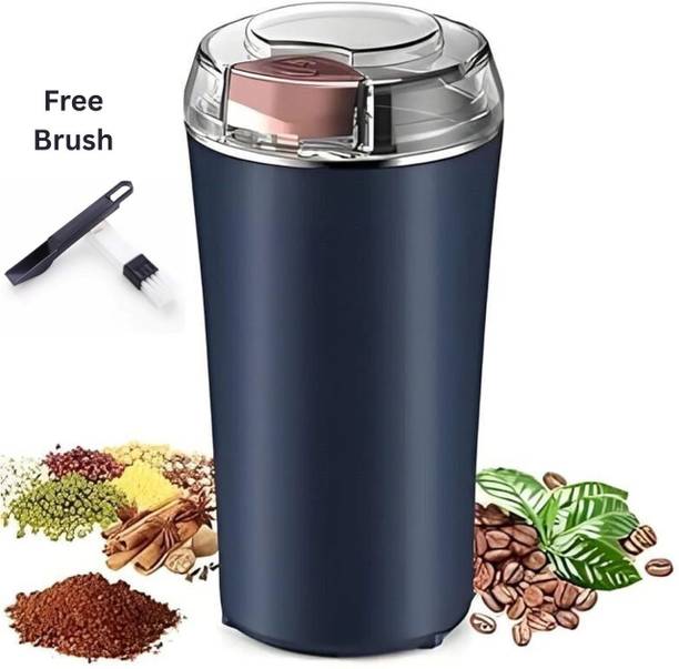 Rudra Portable Electric Coffee and Spice Grinder for Home Kitchen Use Personal Coffee Maker