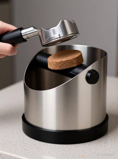 maycreate Stainless Steel Coffee Knock Box Coffee Maker