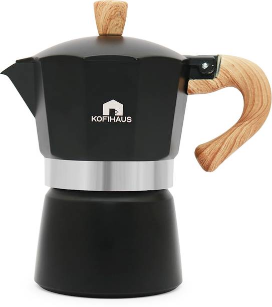 KOFIHAUS Moka Pot Espresso Maker – 300 ml Stovetop Coffee Maker | Classic Italian Design 4 Cups Coffee Maker