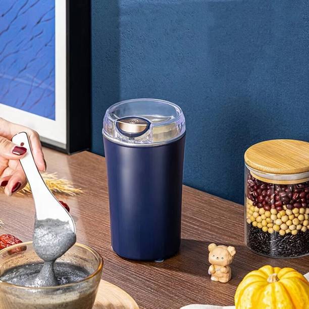 ZENILO Electric Spice & Coffee Bean Grinder, 200W Stainless Steel Mixer Grinder 10 Cups Coffee Maker
