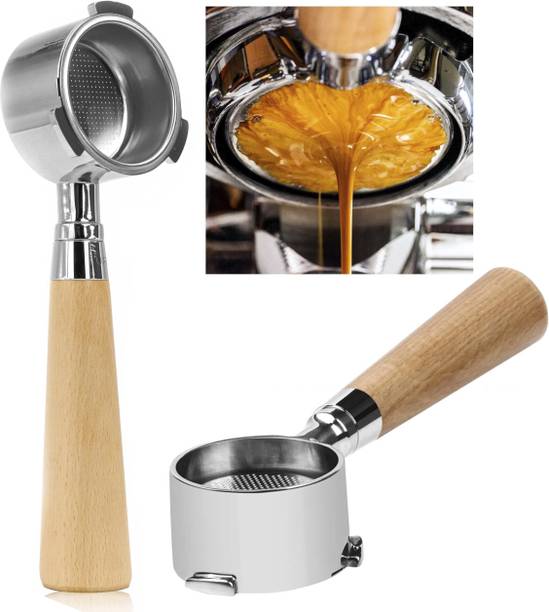 Brewalsa 58mm Bottomless 3-Ears Portafilter Compatible with Barestto, Hibrew, Calphalon., Coffee Maker