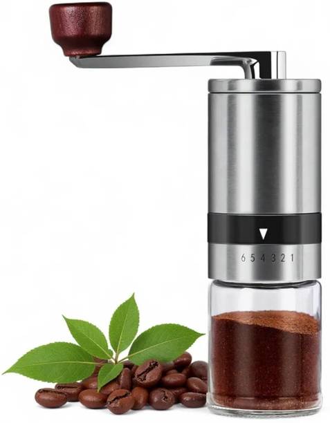 AASHONEE GrindPro Manual Coffee Grinder 2 Cups Coffee Maker
