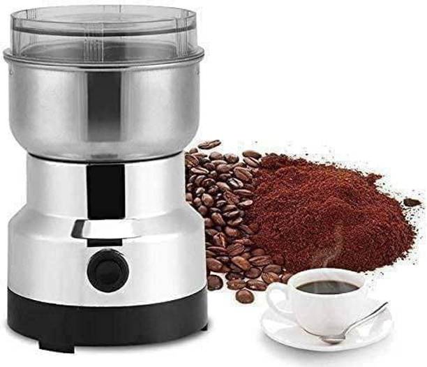 Yashvitrend Yashvi NIMA Electric Mini Coffee Grinder with Removable Stainless Steel Blade 5 Cups Coffee Maker