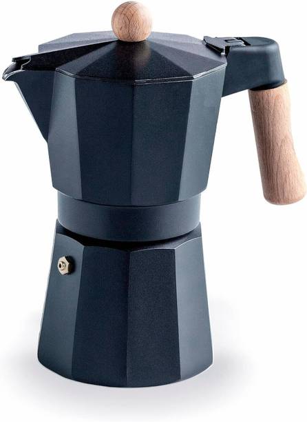 KHODAL E MART Aluminium Moka Pot Coffee Maker/Mocha Pot/Stovetop Coffee Maker 3 Cups Coffee Maker