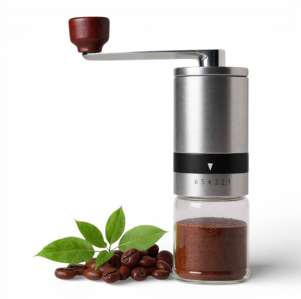 AASHONEE GrindPro Manual Coffee Grinder MCG-4 2 Cups Coffee Maker