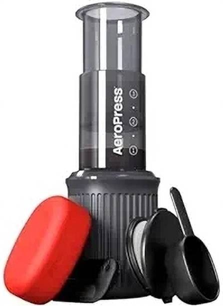 Kaapi Solutions 10R11 Go Travel Coffee Maker, Grey 2 Cups Coffee Maker