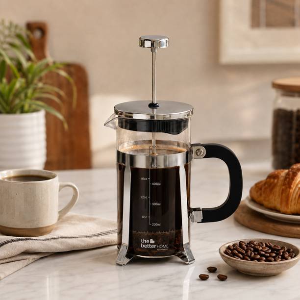The Better Home Tea maker French Press Option Multi-functional Four Level Filtration 2 Cups Coffee Maker