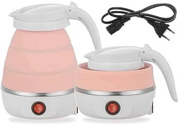 BEYKURY Travel Foldable Electric Kettle, Instant Hot Water, Coffee, Tea, Multicolor Personal Coffee Maker
