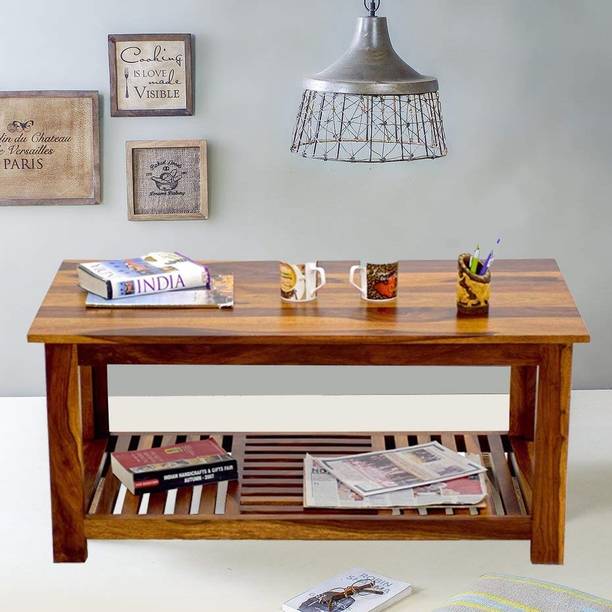 SarCraft Rosewood ( Sheesham ) Solid Wood Coffee Table