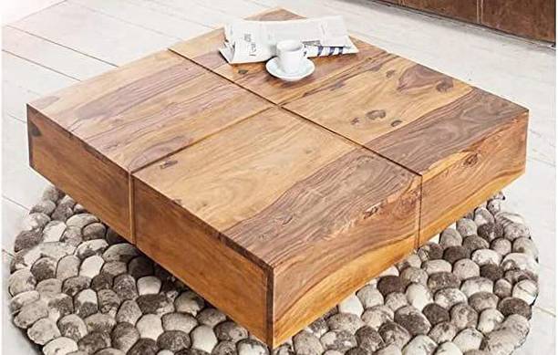 woodrilon Solid Wood Coffee Table
