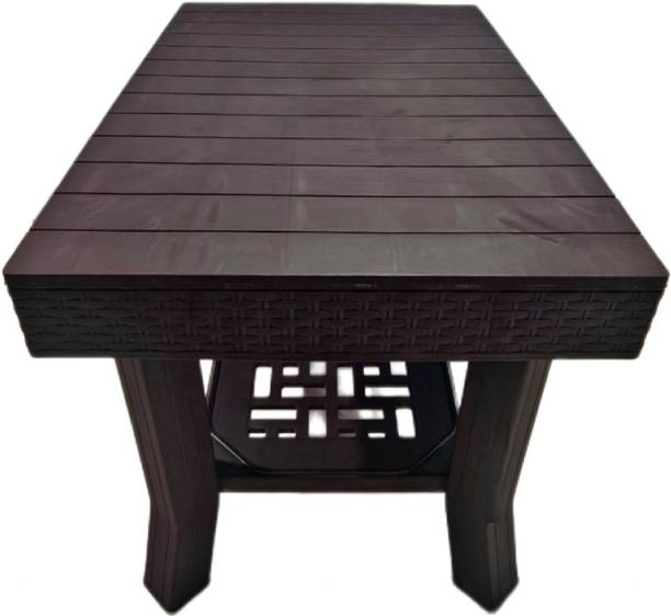 Srg resto Dark Walnut Center Table Plastic Coffee Table