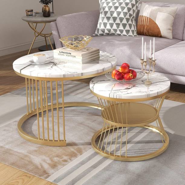 ZUHAIB CRAFTED LEGACY Modern Coffee Table, Center Table 2 in 1 Nesting Table for Home, Living Room etc Engineered Wood Coffee Table