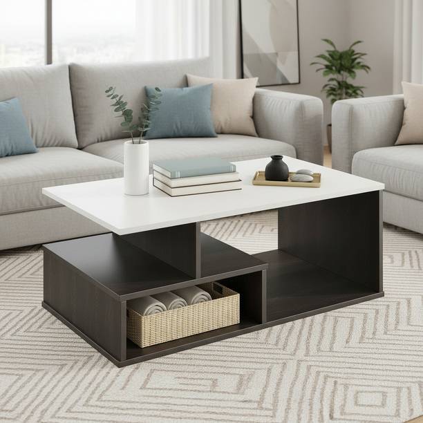 FURNEASER Witely Tea Table for Living Room, Centre Table, Sofa Table, Engineered Wood Coffee Table