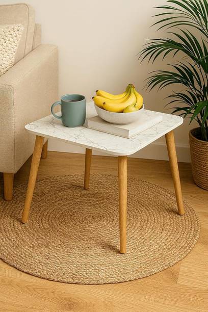 etiquette art Side Table, Coffee Table End Table Accent Table Living Room Bedroom,18 Inch Engineered Wood Coffee Table