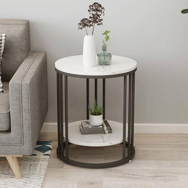 EYLEX EYLEX Round Metal Side End Table Home Decor Accent Furniture for Living Room Metal Side Table