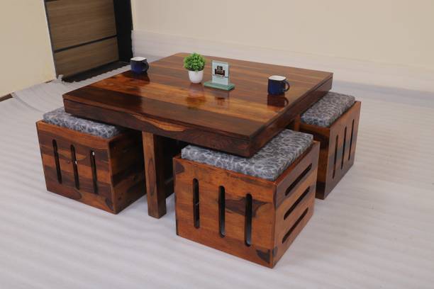 Flipkart Perfect Homes Rosewood (Sheesham) Solid Wood Coffee Table