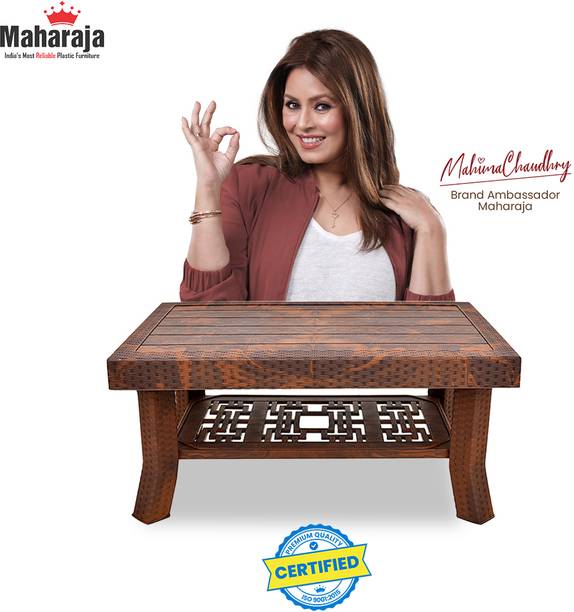 MAHARAJA Polo Plastic Coffee Table for Home Décor Plastic Center Table for Living Room Plastic Coffee Table