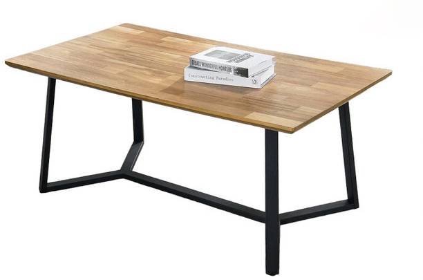 THE OLD CABINET Solid Rectangle Mango Wooden Coffee Table Perfect For Home And Office Solid Wood Coffee Table