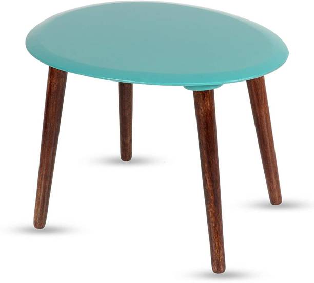 Amaze Shoppee Oval Coffee Table|Cocktail Table with 4 Legs|Side Table|End Table|Portable Tables for Living Room Decor |Center Table Decor and Home Decoration Furniture Engineered Wood Coffee Table Engineered Wood Coffee Table