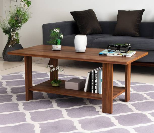 LivIn Styles Coffee Table with Storage | Teapoy | Tea Table | Sofa Table for Living Room Engineered Wood Coffee Table