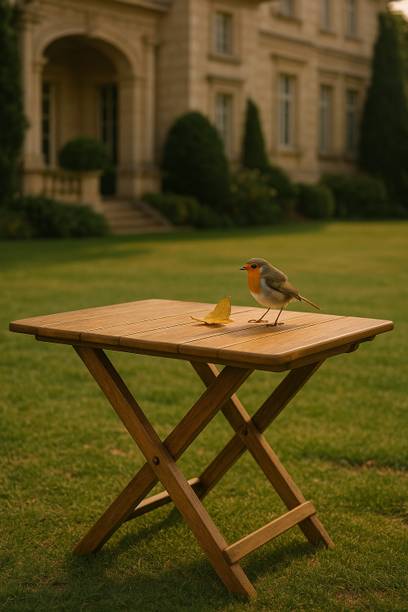 ROYAL BHARAT T5 Foldable Solid Wood Coffee Table