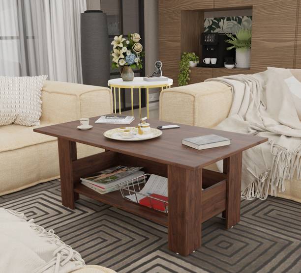 Arizen Multipurpose Engineered Wood Coffee Center Sofa Tea/Teapoy Console Table Engineered Wood Coffee Table