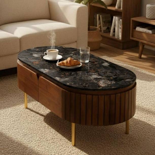 Luxeco Homes Coffee Table Black Stone Coffee Table