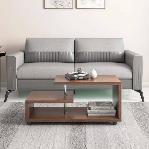 Nilkamal Moxie Center Table with Shelf | Tea Table for Living Room, Home, Office | Engineered Wood Coffee Table
