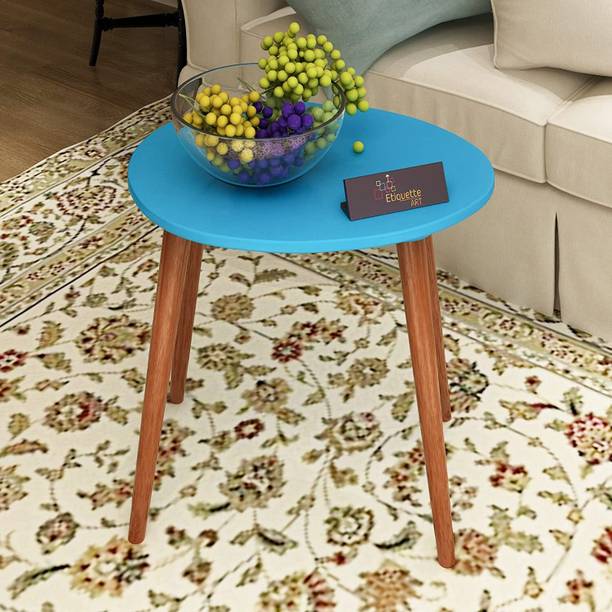 etiquette art Coffee Table-Oval Shaped Wood Coffee Table Home And Living/Office/Bedroom Engineered Wood Coffee Table
