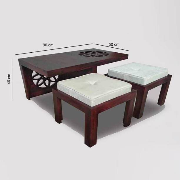 APRODZ Solid Wood Coffee Table