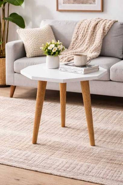 UNIQUE ELITE LEGACY Round Center Table Teapoy Coffee table for Living Room Wooden side Table 12 inch Engineered Wood Coffee Table