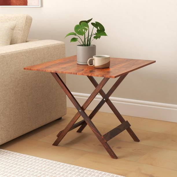Living Concept Handicrafts Mango Wood, Light Brown, Foldable Coffee Table Solid Wood Coffee Table